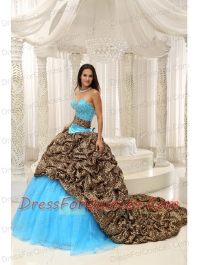 Quinceanera Dress Beading Decorate Sweetheart Neckline Exquisite Style