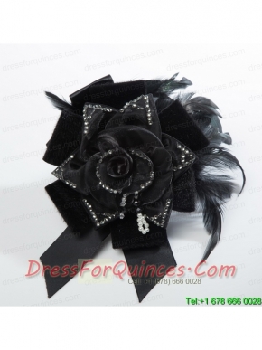 2014 Beautiful Fascinators with Imitation Pearls and Feather