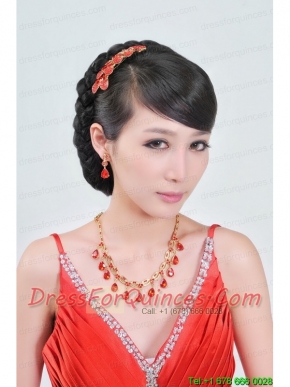 Gorgeous Alloy With Rhinestone Ladies' Jewelry Sets