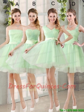 Ruching Organza A Line Mini Length Christmas Party Dress with Lace Up