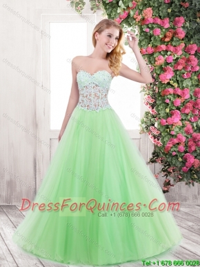 2016 Discount Spring Empire Chiffon Red Prom Gowns with Beading