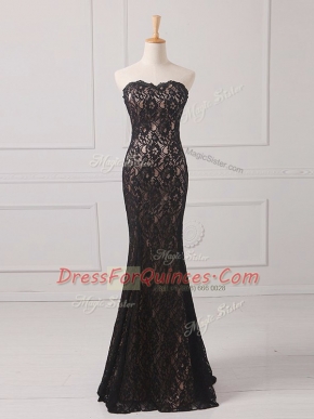 On Sale Sleeveless Lace Zipper Prom Evening Gown