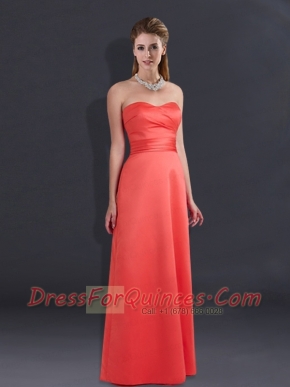 Empire Ruching 2015 Dama Dresses with Sweetheart