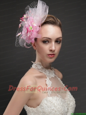 Gorgeous Net With Flowers Ribbons Women 's Fascinators