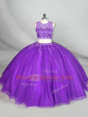 Enchanting Sleeveless Zipper Beading Ball Gown Prom Dress