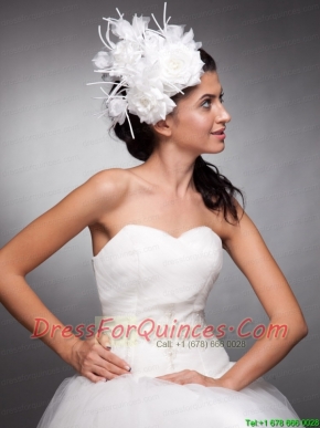 Beautiful Taffeta Hand Made Flowers Headpieces