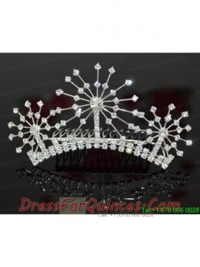 Simple Alloy With Rhinestone Tiara
