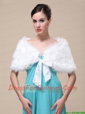 Faux Fur Special Occasion/ Wedding Shawl