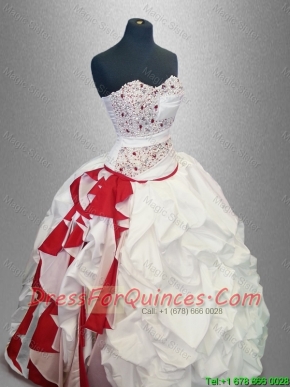 Discount Sweetheart Quinceanera Dresses with Beading