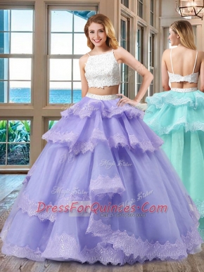 Straps Sleeveless Tulle Sweet 16 Dresses Beading Backless