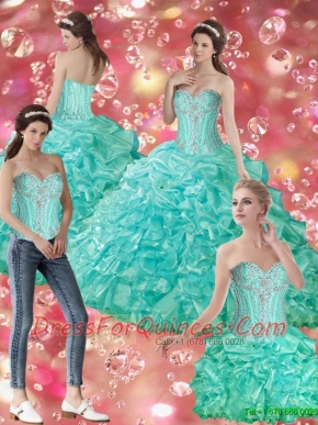 Exquisite Ball Gown Sweetheart Sweet 16 Dresses with Beading
