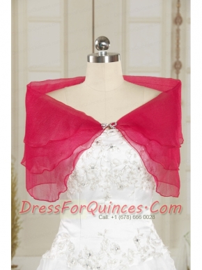 2015 New Style Beading Organza Shawls in Spring Green