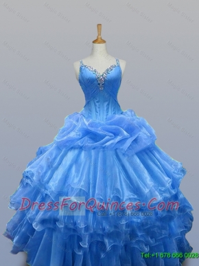 Beautiful Beaded Quinceanera Dresses with Ruffled Layers for 2015