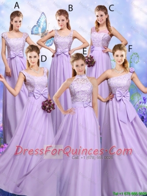 Popular Laced and Bowknot Junior Dresses with Empire