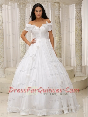 Quinceanera Dress Ball Gown and Off The Shoulder Appliques Customize For Church