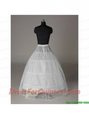 Modest Organza Ball Gown Floor-length White Petticoat