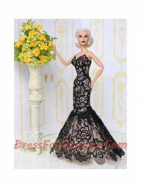 Beautiful Lace Mermaid Party Clothes Fashion Dress for Barbie Doll