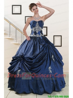 Trendy Sweetheart Quinceanera Gowns with Appliques