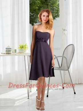 2015 Decent Sweetheart Empire Dama Dress with Ruching
