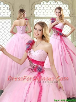 New Arrivals Beading Quinceanera Gowns with One Shoulder