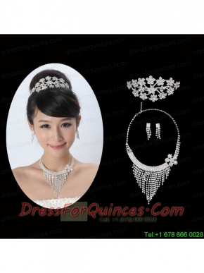 Gorgeous Alloy With Rhinestone Ladies' Jewelry Sets