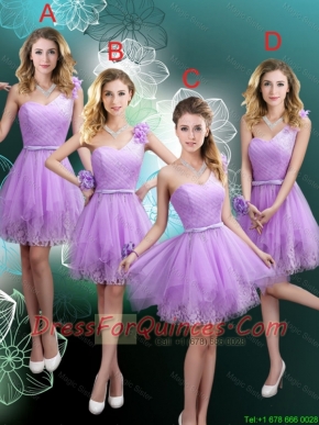 Cheap Hand Made Flowers Junior Dresses with One Shoulder