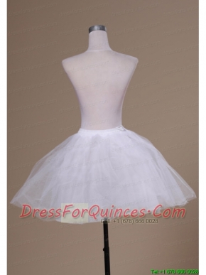 Sweet Mini-length White A-line Petticoat