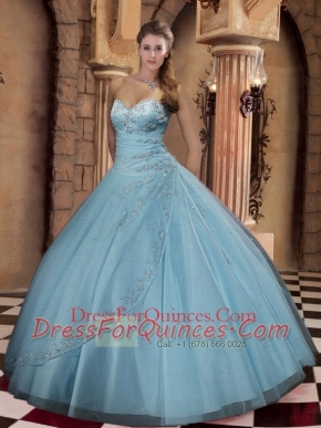Cheap Ball Gown Sweetheart Floor-length Quinceanera Gown