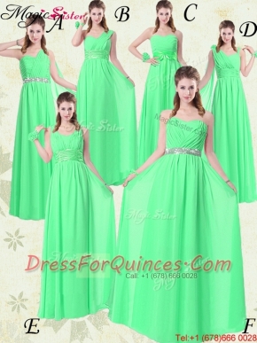 The Most Popular Empire Floor Length Prom Dresses with Ruching and Belt for 2016 Summer