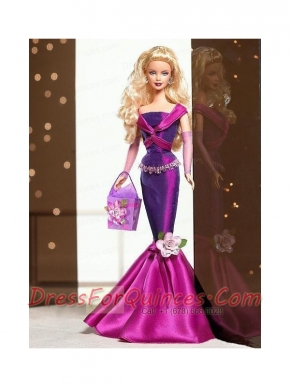 Fashion Handmade Mermaid Dress With Flower Made to Fit the Barbie Doll