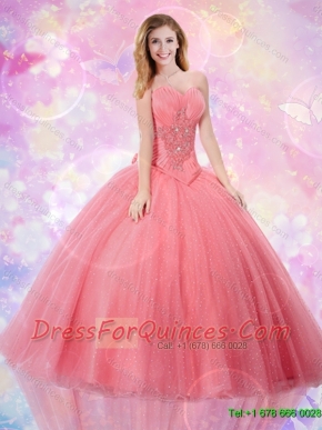 2016 Popular Sweetheart Quinceanera Dresses with Beading and Paillette