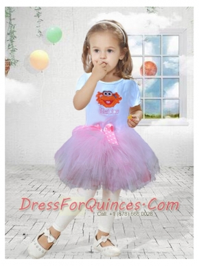 2014 Beautiful Scoop A-Line Little Girl Dress with Mini-length