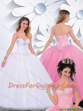 2016 Spring Best Selling Beading Sweetheart Quinceanera Dresses