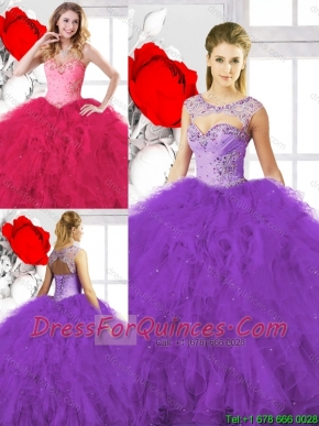 Classical Beading Ball Gown Quinceanera Gowns with Sweetheart
