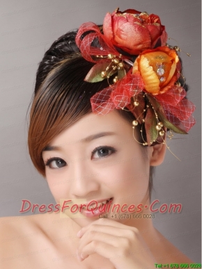 Colorful Vintage Style Wedding Headpieces