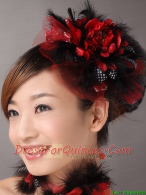 Custom Made Multi-color Imitation Feather With Tulle In 2013 New York