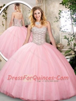 2016 New Arrivals Sweetheart Quinceanera Dresses in Pink