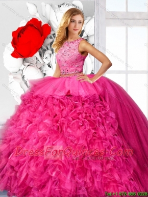 Luxurious Ball Gown Quinceanera Dresses with Beading and Ruffles