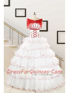 Popular White Sweet 16 Dresses with Appliques