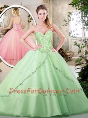 2016 New Styles Ball Gown Sweet 16 Dresses with Appliques
