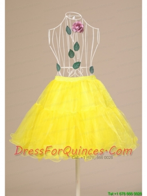 Yellow Hot Selling Mini-length Petticoat