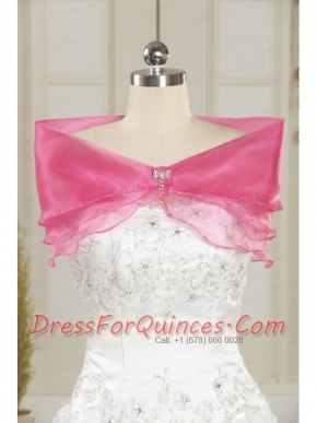 Pretty Rose Pink Wedding Party Shawls for 2015