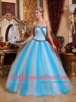 Multi-color Ball Gown Sweetheart Floor-length Tulle Beading Quinceanera Dress