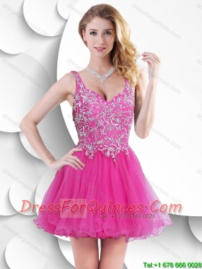 Luxurious A Line Straps Prom Dresses with Beading