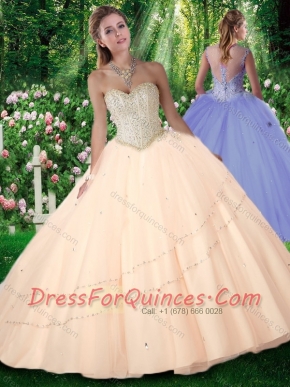2016 New Style Puffy Sweetheart Beading Quinceanera Gowns