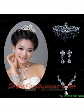 Dreamlike Alloy With Rhinestone Pearl Ladies' Jewelry Sets