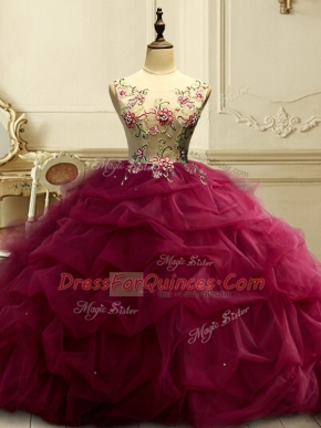 Chic Organza Sleeveless Floor Length Sweet 16 Dresses and Appliques and Ruffles and Sequins