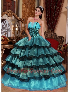 Multi-color Ball Gown Sweetheart Pretty Quinceanera Dresses with  Organza Ruffles