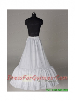 Two Layers A-line Taffeta Floor-length Petticoat