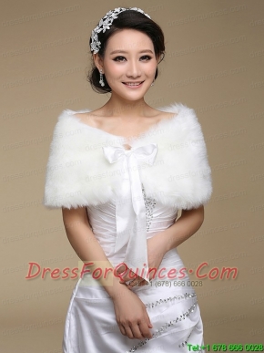 2015 High Quality Bridal Shawl with Open Front